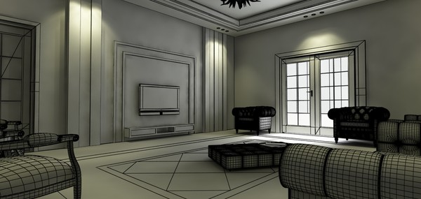 house decoration furniture max - Interior House Decoration by Ralf128